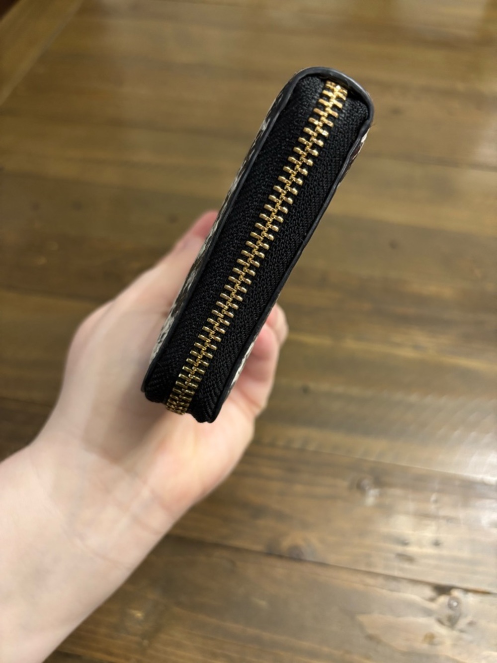 Coach Accordian Zip Wallet in Python-Embossed Leather - Picture 6 of 11